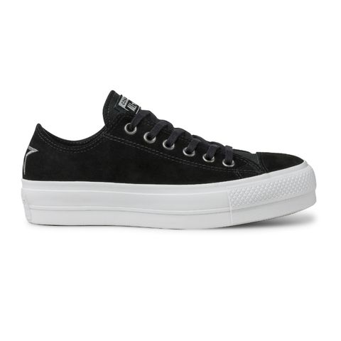 Tênis Converse Chuck Taylor All Star Platform Branco/Preto - Espaco Tenis