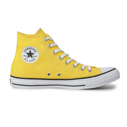 tenis all star amarelo queimado