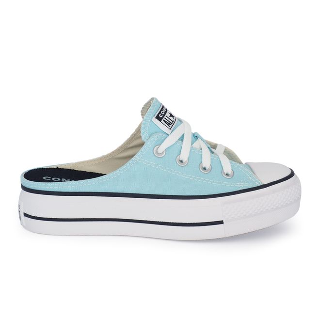 Tênis Converse Chuck Taylor All Star Mule Lift Azul Bebe - Espaco Tenis