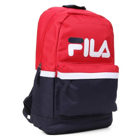 Mochila Fila Essence Backpack Vermelho Azul Marinho Espaco Tenis