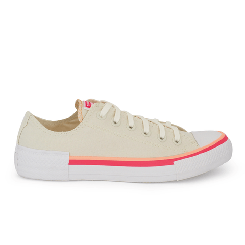 Converse Tênis Chuck taylor All Star Cano Alto Feminino Bege Claro