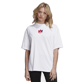 Adidas-Camiseta-Trefoil-Branco