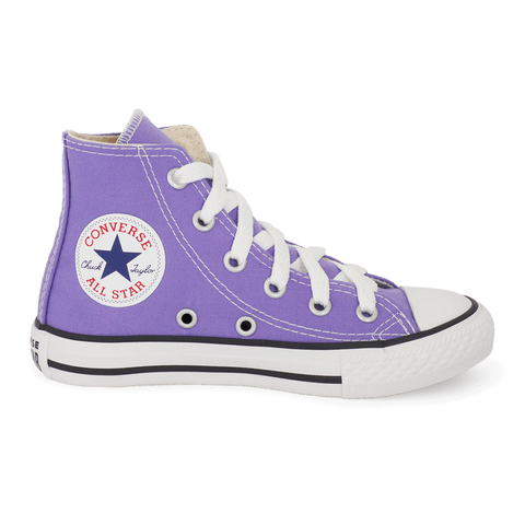 T nis Converse Chuck Taylor All Star Infantil Lil s Preto Branco