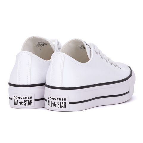 Converse All All Star Branco Couro Feminino Centauro Tênis All