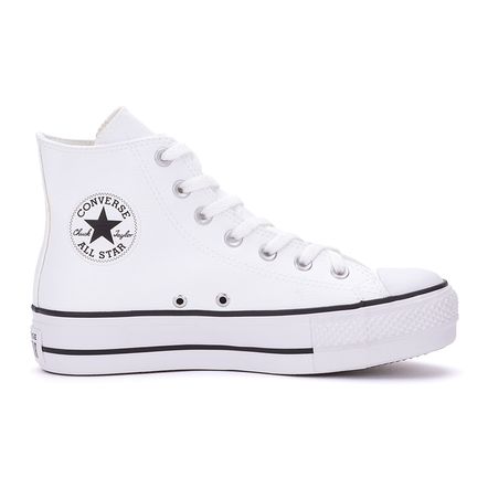 Tênis Converse Chuck Taylor All Star Platform Hi Branco/Preto