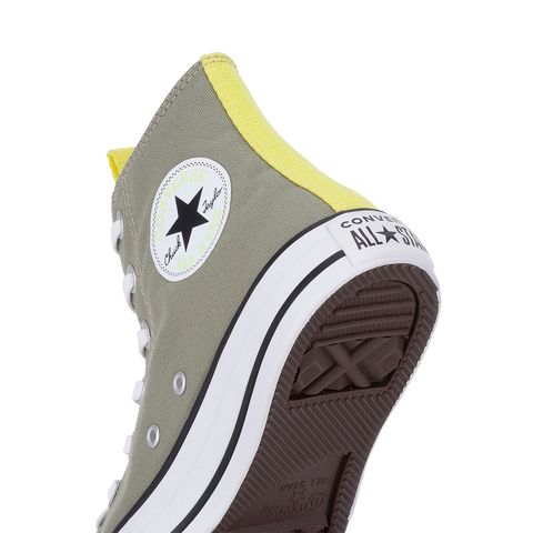 All Star Chuck Taylor Hi Verde e Amarelo Espa o T nis Espaco Tenis