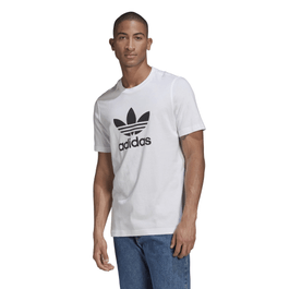 Camiseta Adidas Mn Adicolor Classics Trefoil Branco/Preto