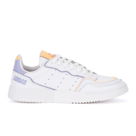 tenis adidas branco com lilas
