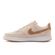 Lateral do Tênis Nike Court Vision Low Cnvs Mtz Bege