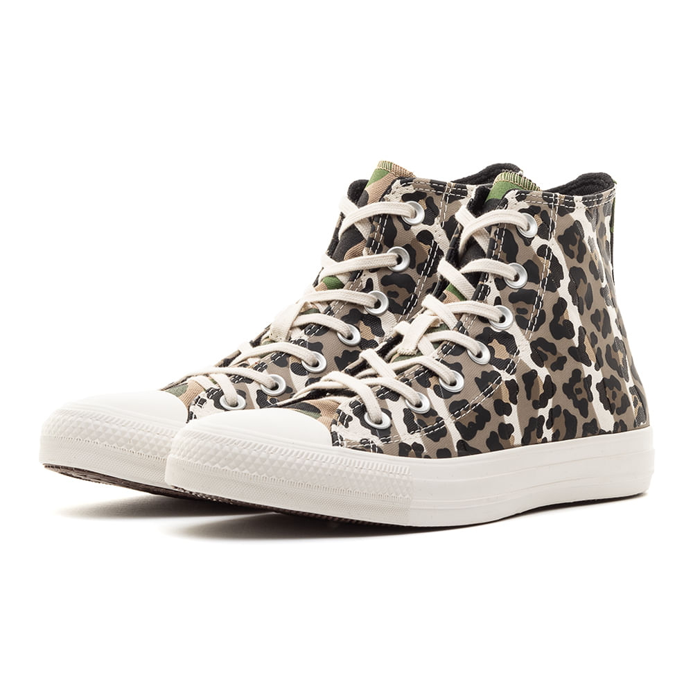 Tênis Converse All Star Chuck Taylor Animal Print Bege - Compre Agora