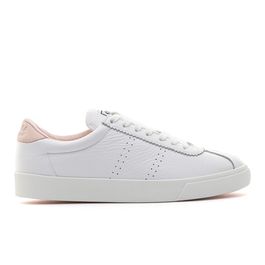 Tênis Superga 2843 Club S Comfort Leather White/Pink