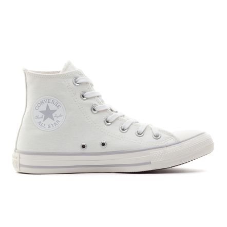 Tênis Converse Chuck Taylor All Star Hi Branco/Branco/Amendoa