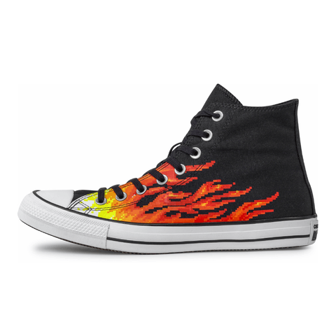 T nis Converse Chuck Taylor All Star Hi Preto Azul Celeste