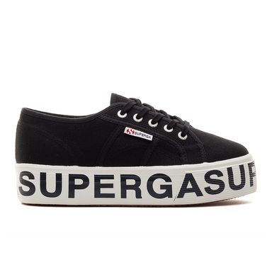 Tênis Superga 2790 Cotw Outsole Lettering Black