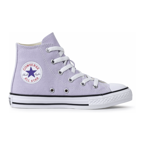 Tênis Converse Chuck Taylor All Star Kids Hi Lilas - Espaco Tenis