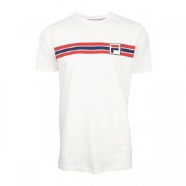 Camiseta-Fila-Stripe-Off-White-Marinho-Vermelho