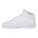 Lateral do Tênis Nike Court Vision Mid Branco