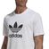 Frente da Camiseta Adidas Mn Adicolor Classics Trefoil Branco/Preto