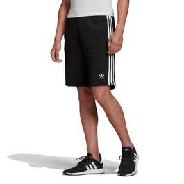 Exposição do Shorts Adidas Originals Mn 3 Stripes Preto/Branco