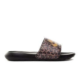 Chinelo Nike Victori One Slide Print Archaeo Brown/Metallic Gold