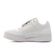 Visão lateral do pé esquerdo do tênis adidas originals forum bold always na cor branca