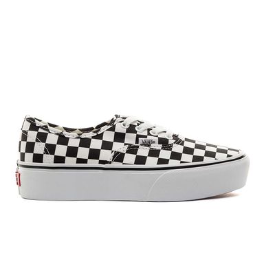 Lateral-externa-do-tenis-vans-authentic-platform-checkerboard-xadrez