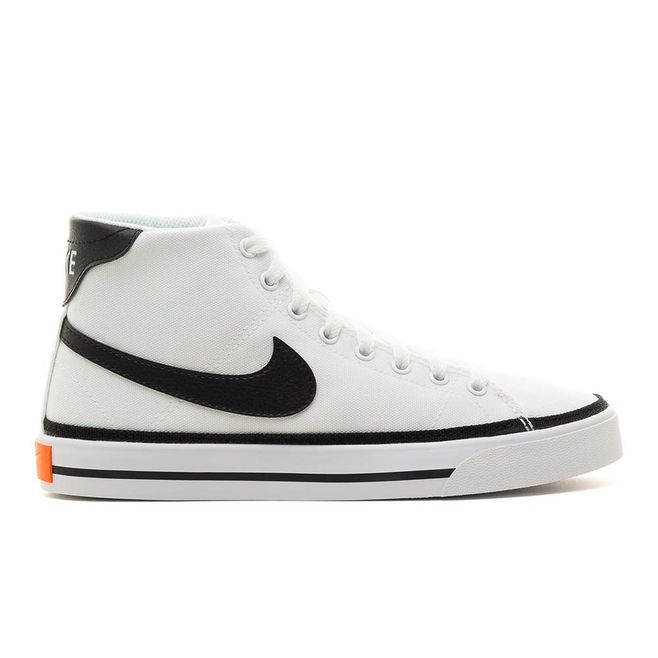 Tênis Nike Court Legacy Mid Canvas Branco/Preto