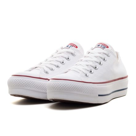 All Star Chuck Taylor Platform Ox Branco Espaço Tênis Espaco Tenis