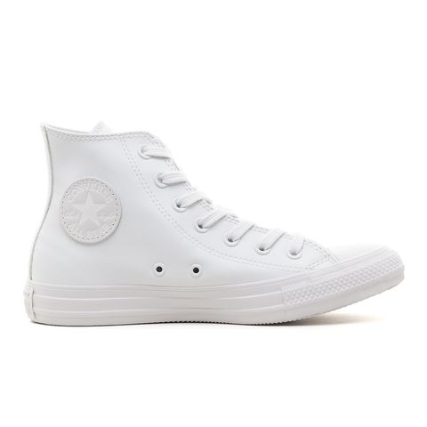 Tênis Converse Chuck Taylor Monochrome Branco Cano Alto Espaco Tenis