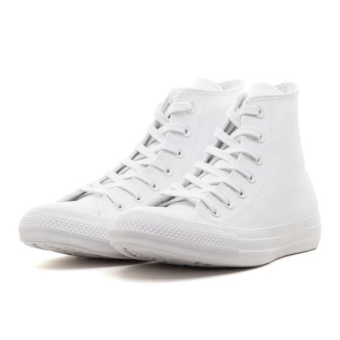 Tênis Converse Chuck Taylor Monochrome Branco Cano Alto Espaco Tenis