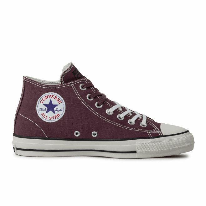 maroon leather chuck taylors