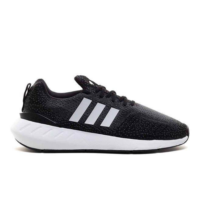 Tênis Adidas Originals Swift Run 22 Preto/Branco/Cinza