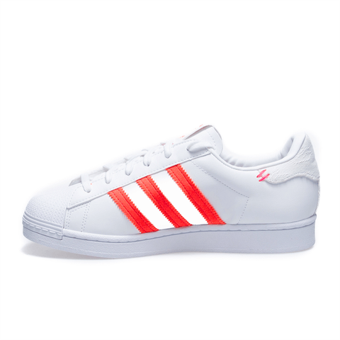 Tênis Adidas Superstar Feminino - Bege/Laranja