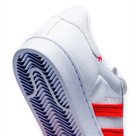 Adidas superstar discount 2 red white