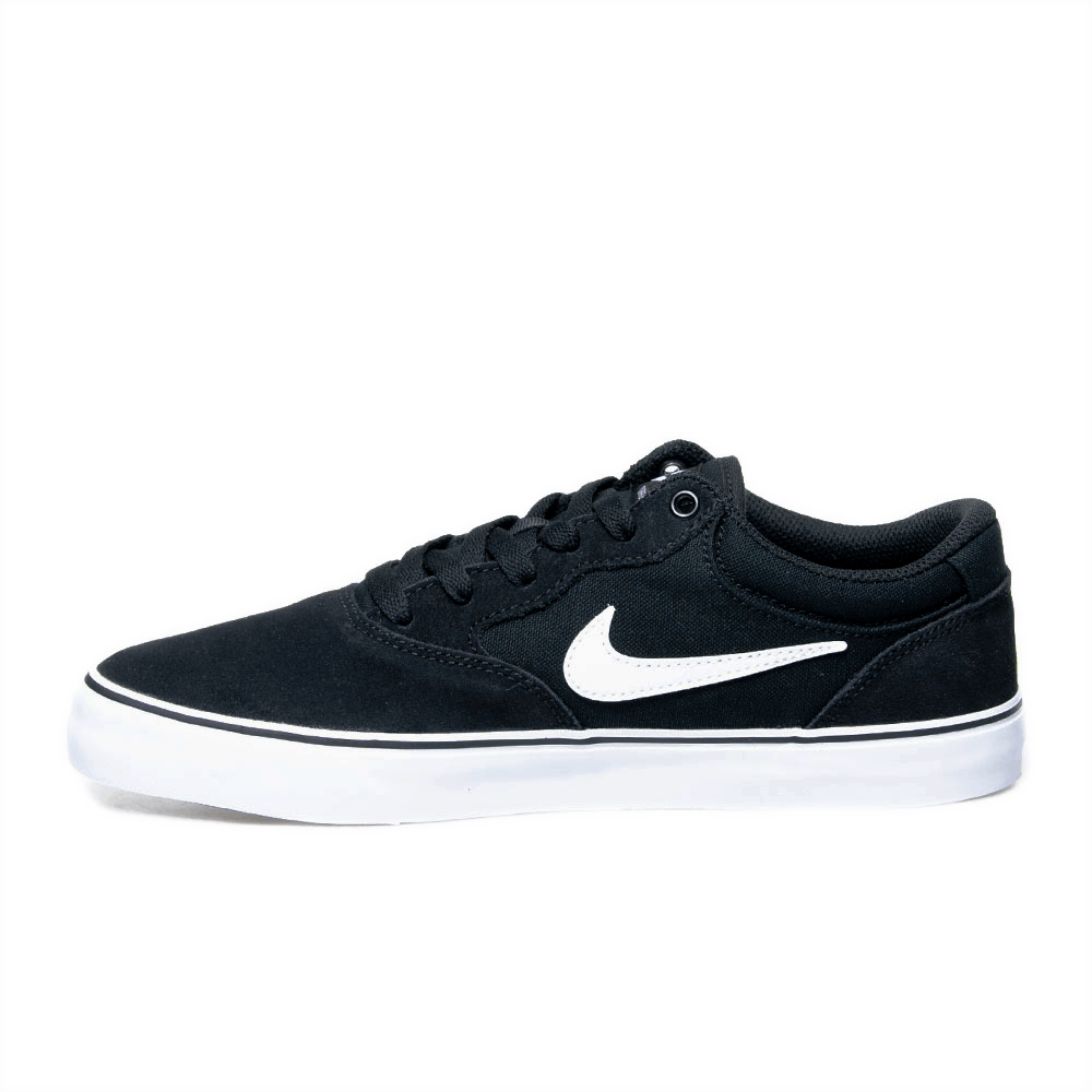 Tênis Nike SB Chron 2 Suede Preto/Branco - Espaco Tenis