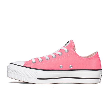 Tênis Converse All Star Chuck Taylor Lift Rosa Neon Preto Branco Cano Alto  os melhores preços