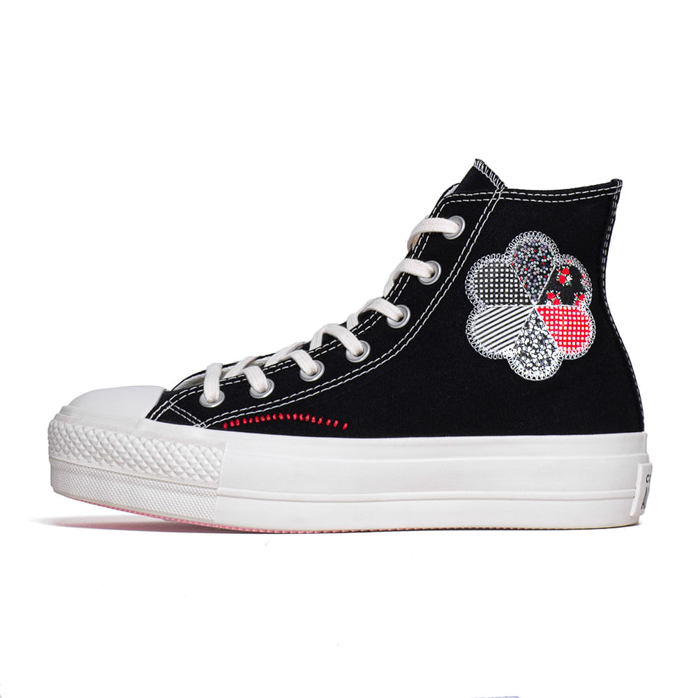 Tênis Converse All Star Chuck Taylor Hi - Preto/Cru/Preto