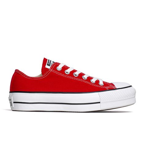 All Star Chuck Taylor Platform Ox Vermelho Espaco Tenis