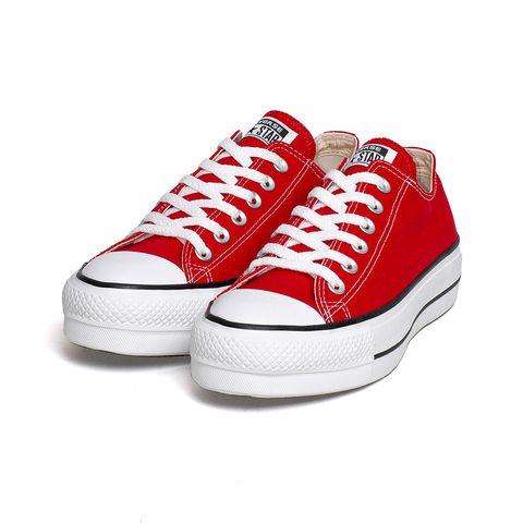 All Star Chuck Taylor Platform Ox Vermelho Espaco Tenis