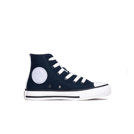 Tênis Converse Chuck Taylor All Star Kids Hi Glam Marinho Escuro