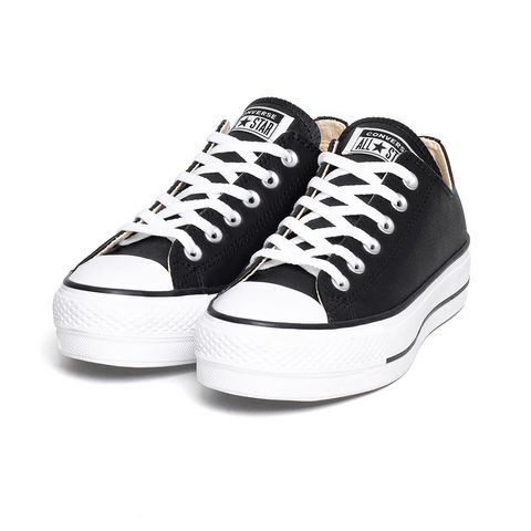 All Star Converse Platform Ox Preto e Branco