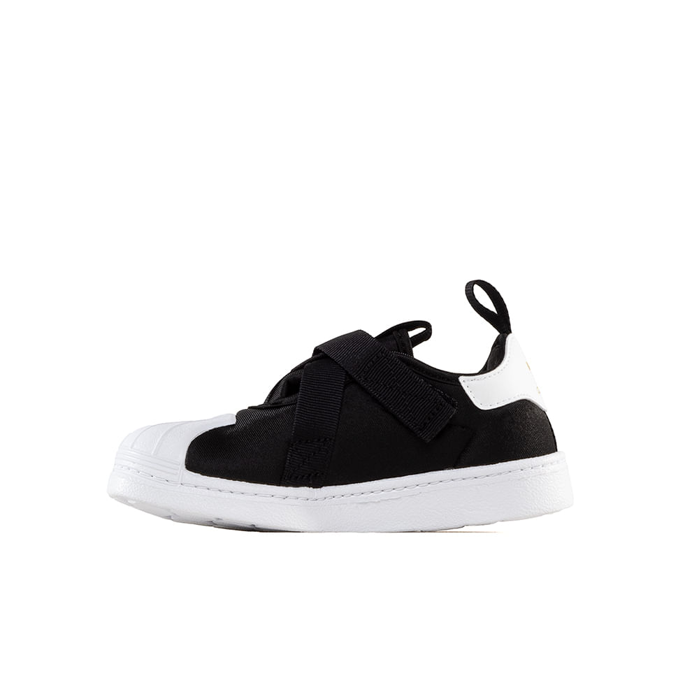 Tênis Slip On Feminino Adidas Superstar W Preto Adidas na Carroussel Kids