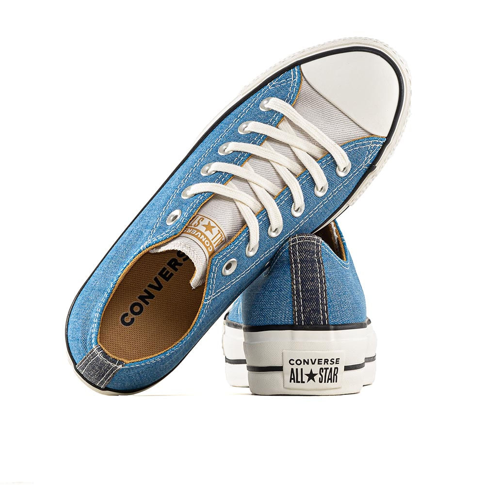 Tênis Converse Chuck Taylor All Star Lift Ox Denim Fashion