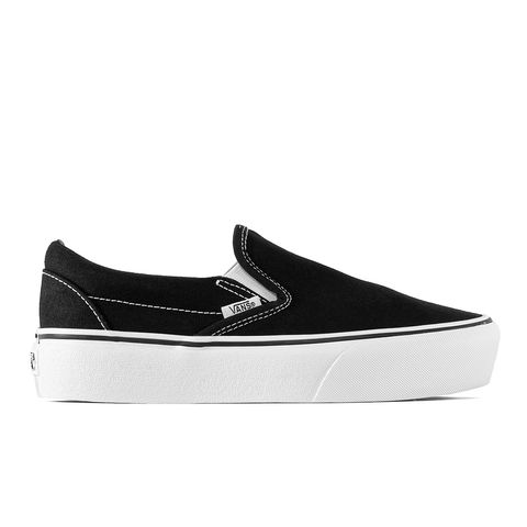Tênis Vans Classic Slip On Platform Preto Espaco Tenis