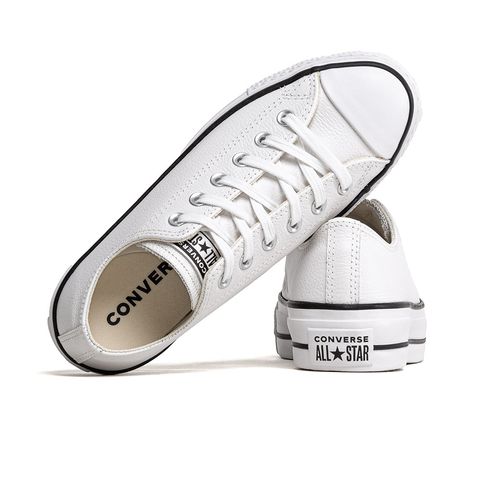 Tênis Converse Chuck Taylor All Star Lift Ox Couro Essential