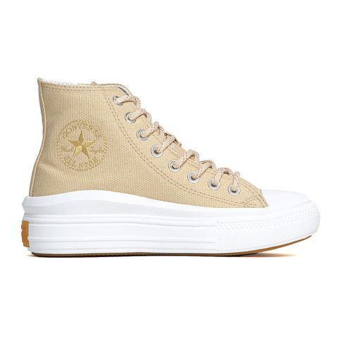 ALL STAR CHUCK TAYLOR PLATAFORMA MOVE LAVANDA/ PRETO /BRANCO CANO LONGO