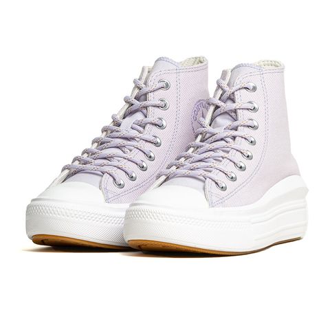 ALL STAR CHUCK TAYLOR PLATAFORMA MOVE LAVANDA/ PRETO /BRANCO CANO LONGO