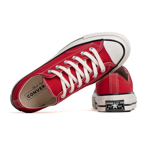70'S CONVERSE CHUCK TAYLOR BOY'S ヴィンテージ Tênis Converse Chuck 70 Vintage Ox Vermelho/Branco - Espaco Tenis