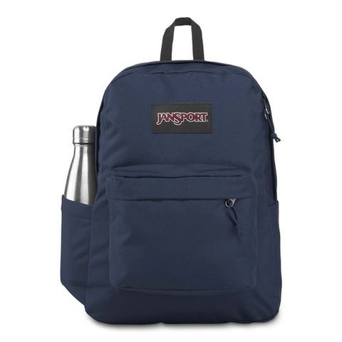 Navy_ Mochila Jansport Superbreak Plus Navy - Espaco Tenis