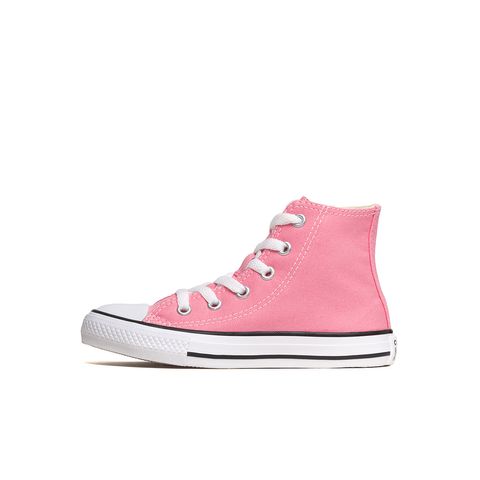 ALL STAR CHUCK TAYLOR ROSA CHICLETE GLITTER CANO LONGO INFANTIL